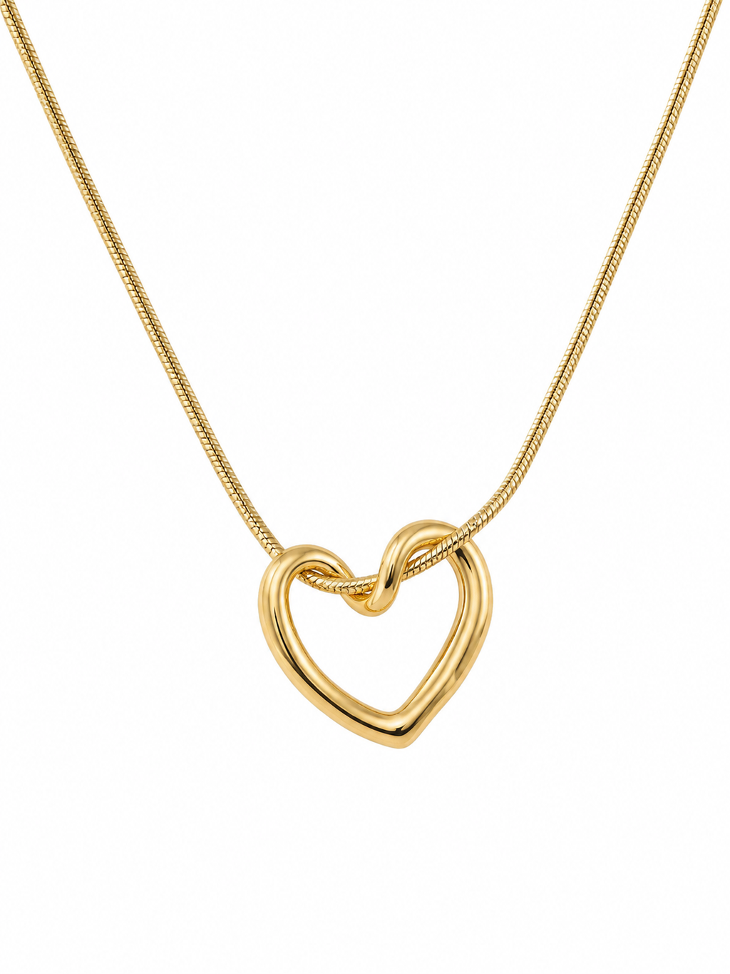Eternal Heart Knot Necklace