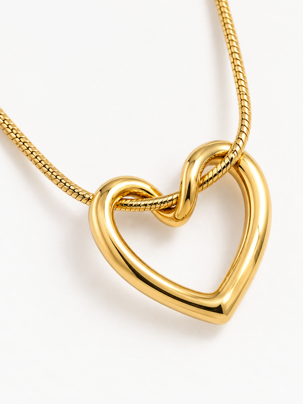 Eternal Heart Knot Necklace