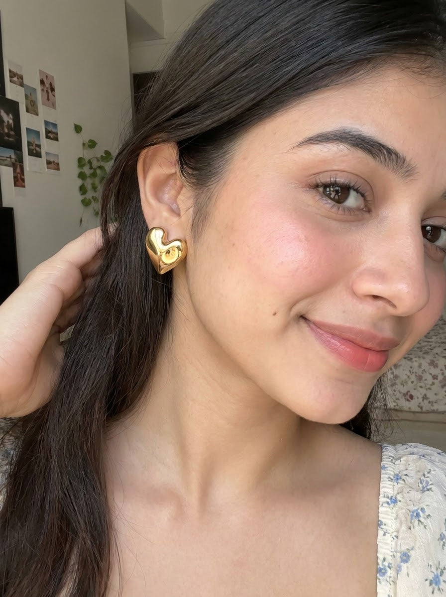 Celeste Love Heart Earrings