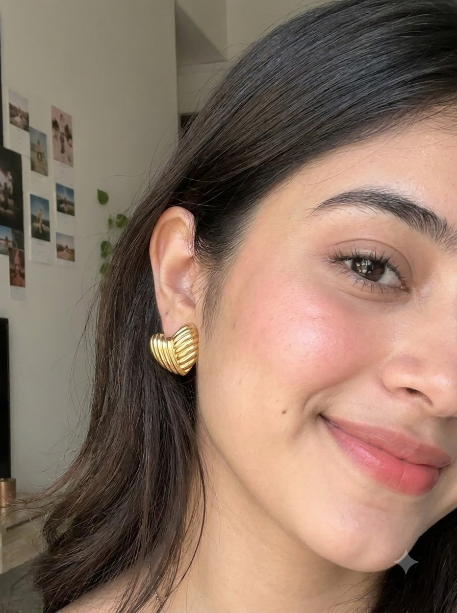 Serena Heart Earrings