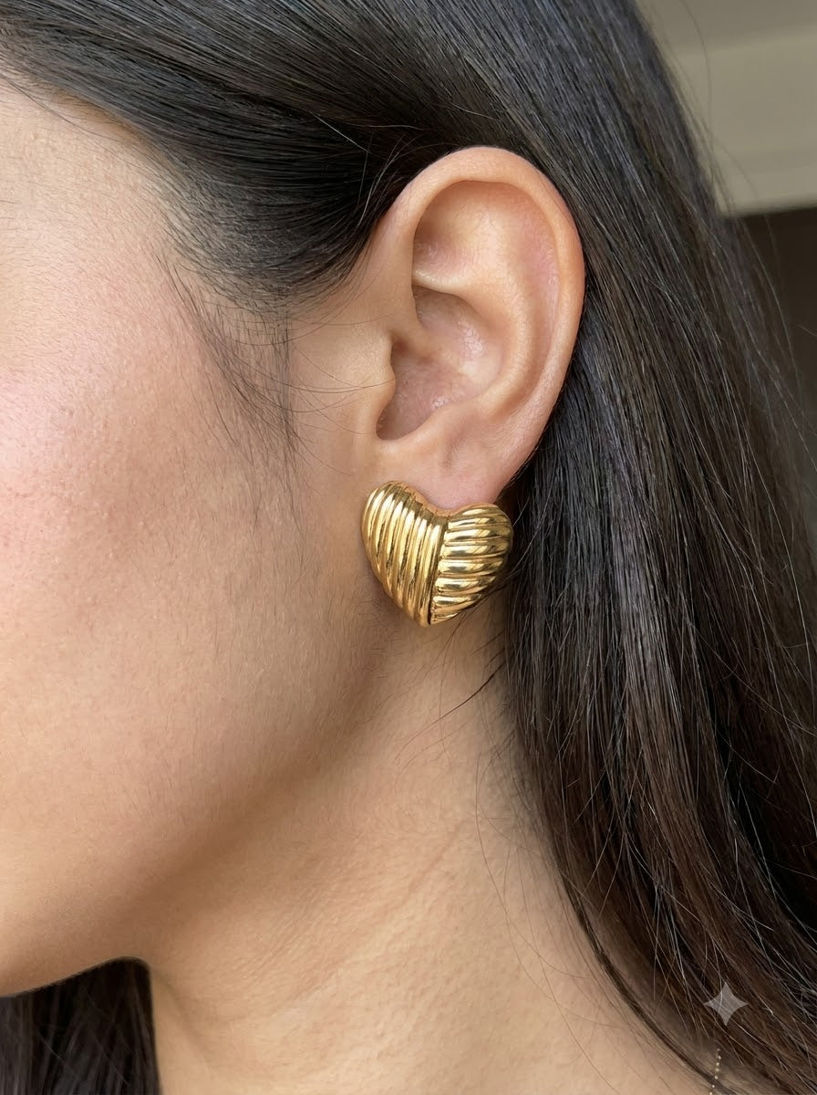 Serena Heart Earrings