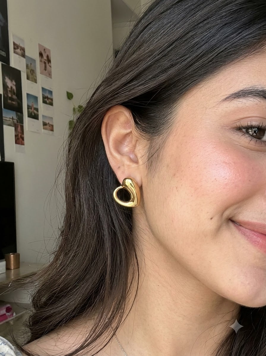 Celeste Heart Earrings