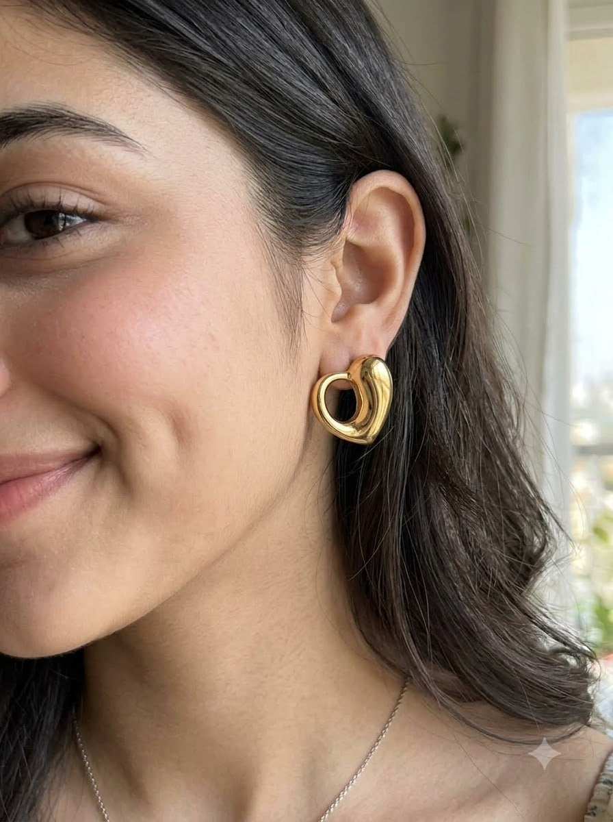 Celeste Heart Earrings