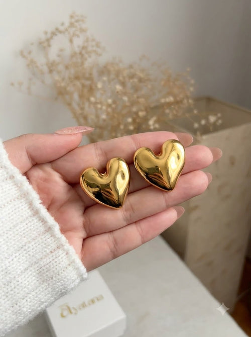 Celeste Love Heart Earrings