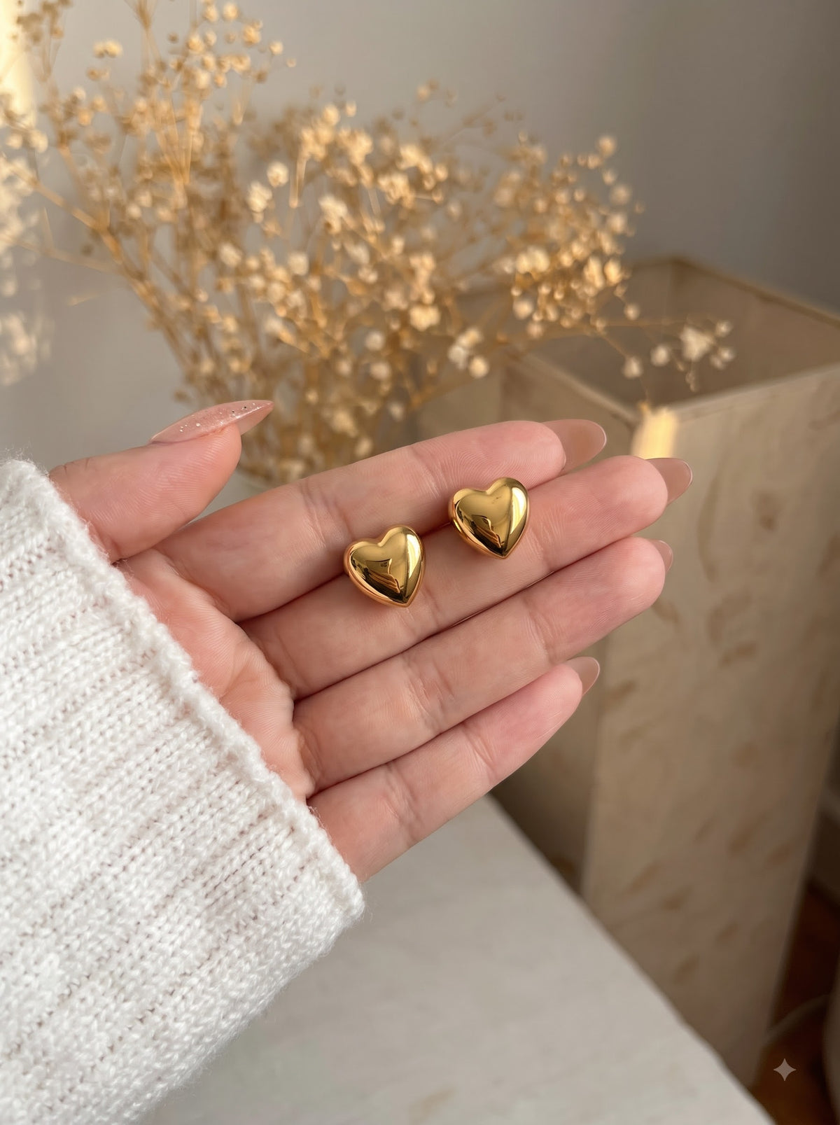 Serena Heart Earrings