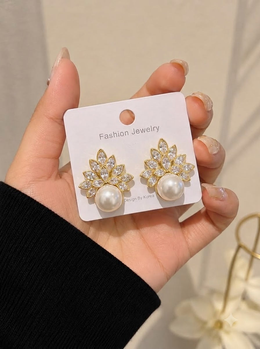 Pearl Grace Studs