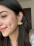 Elora Wave Heart Earrings
