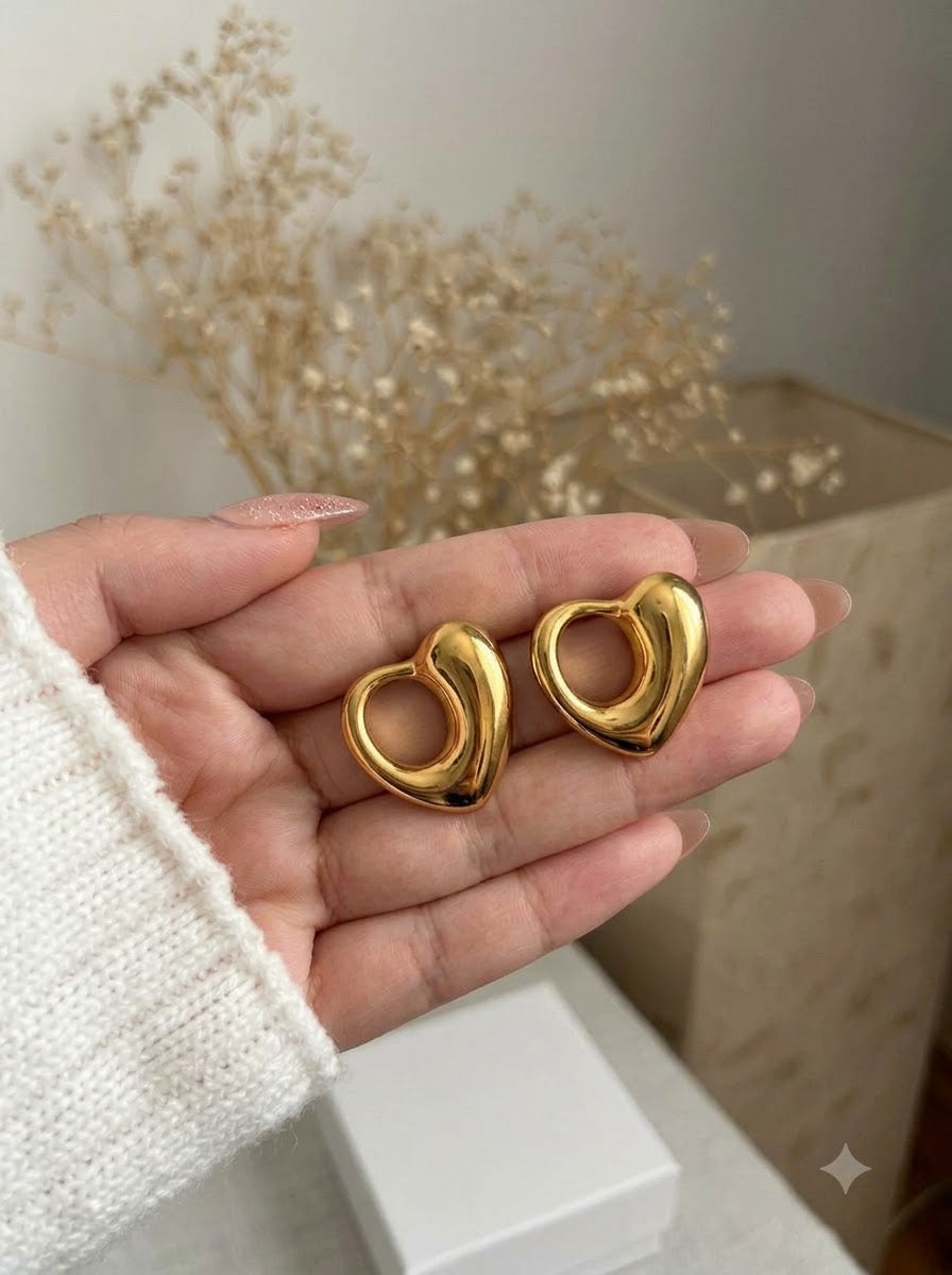 Celeste Heart Earrings